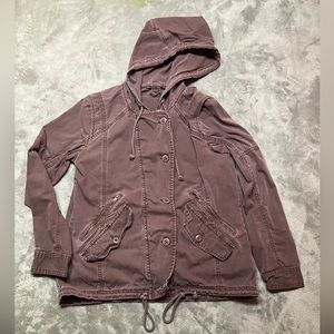 American Eagle Vintage Canvas Jacket W/ Zip out vest Women’s Size Small